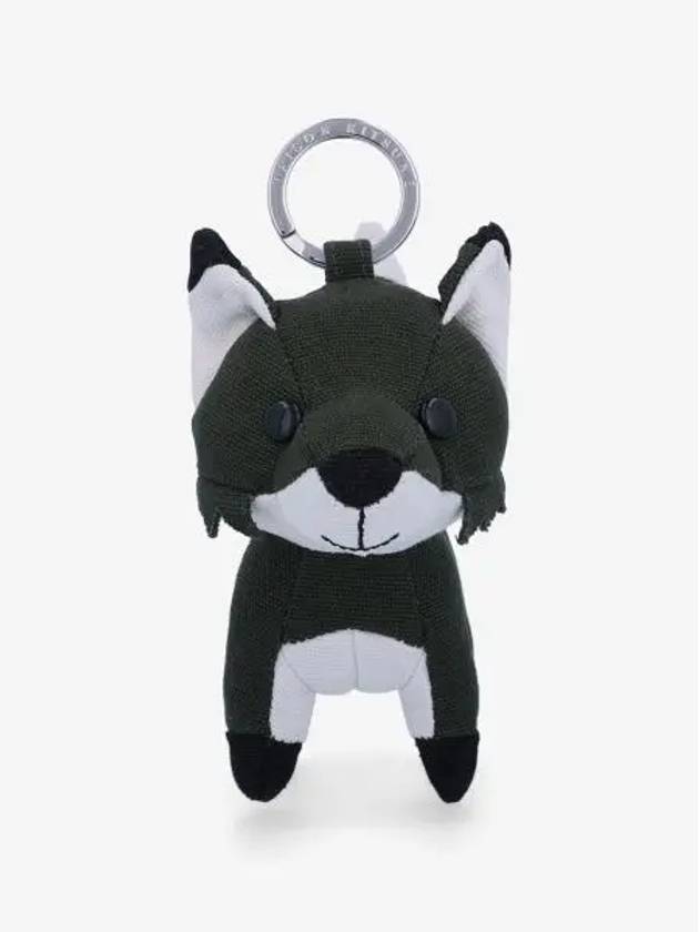 Fox Bag Charm Key Holder Ranger Green - MAISON KITSUNE - BALAAN 2