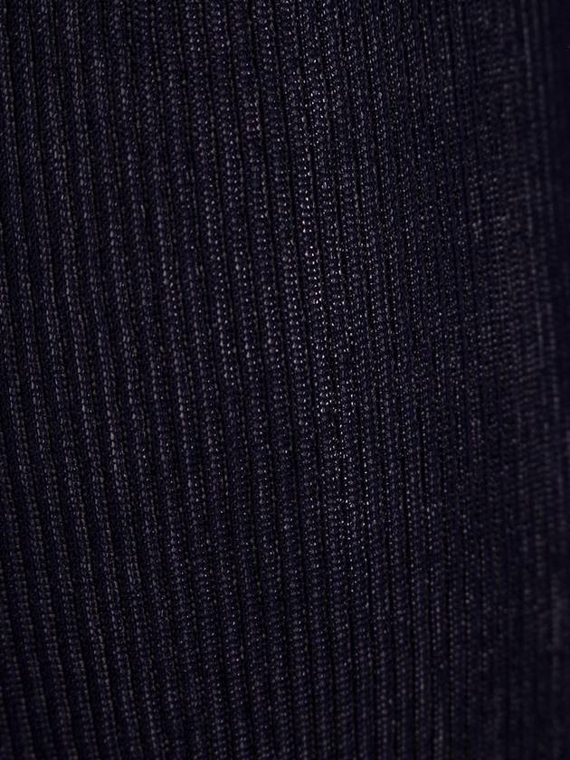 Men's Ribbed Turtleneck Navy - AMI - BALAAN 4