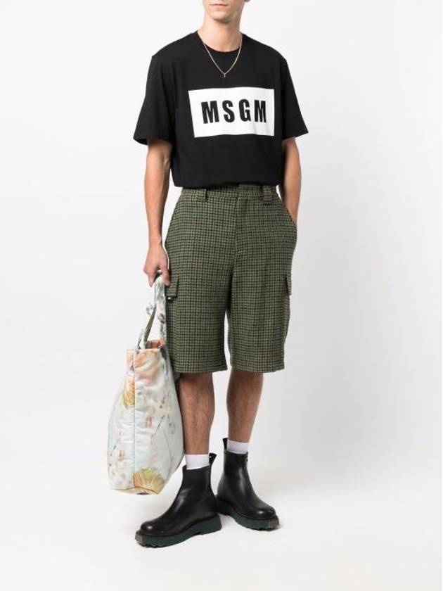 Short Sleeve T Shirt 2000MM520 200002 99 Black - MSGM - BALAAN 5