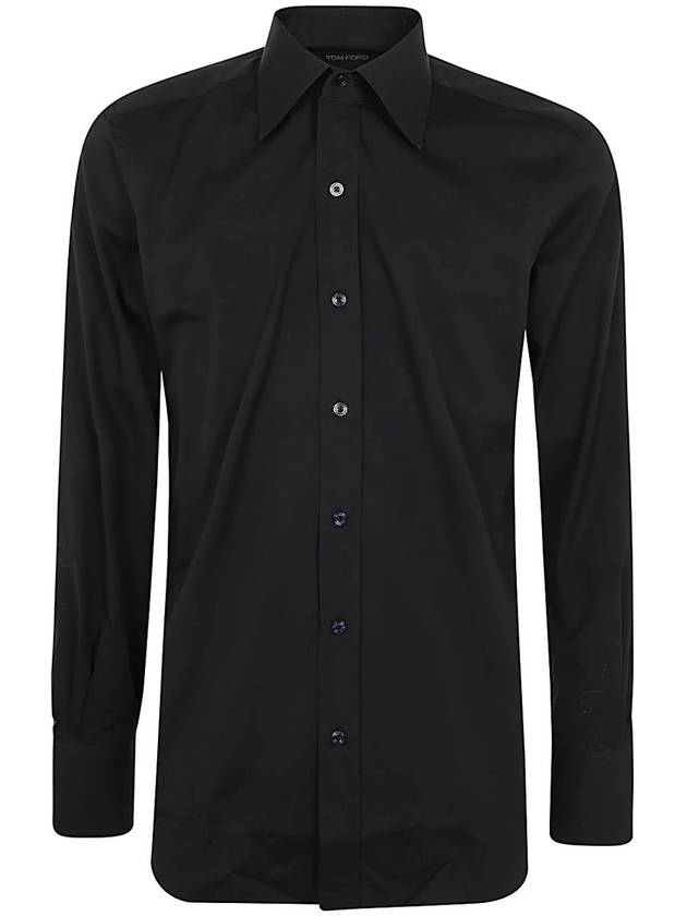 Tom Ford Stretch Poplin Classic Fit Shirt Clothing - TOM FORD - BALAAN 1