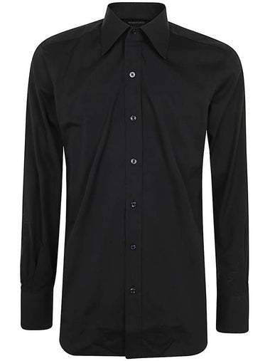 Tom Ford Stretch Poplin Classic Fit Shirt Clothing - TOM FORD - BALAAN 1