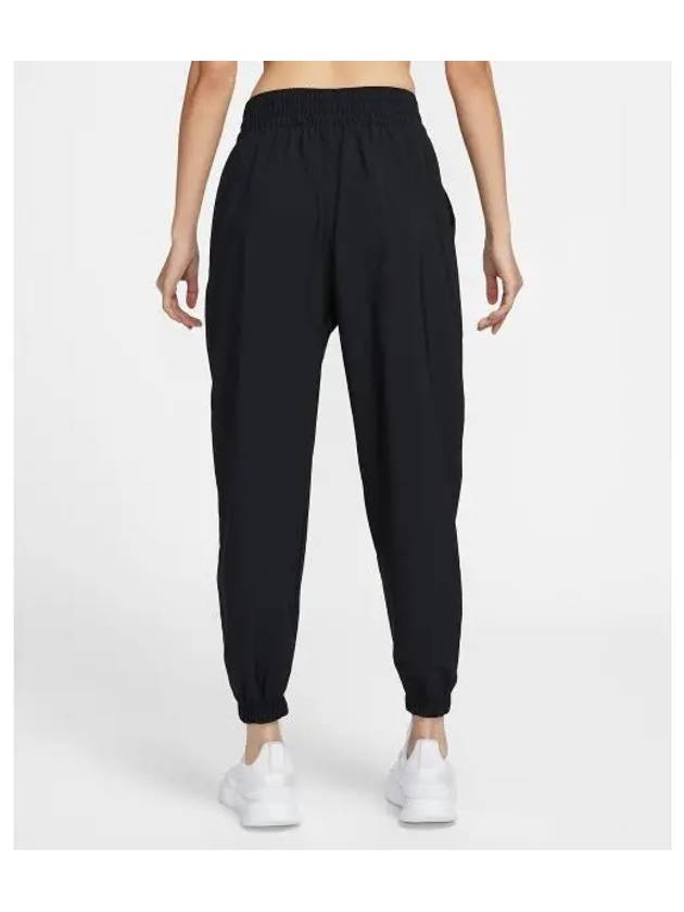 One Dri Fit High Waisted 7/8 Jogger Track Pants Black - NIKE - BALAAN 2