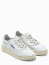 Medalist Leather Low Top Sneakers White - AUTRY - BALAAN 3