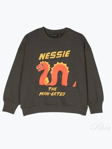 Nessie Kids Long Sleeve Sweatshirt Top T Shirt Relaxed Fit 2312012599 Black - MINI RODINI - BALAAN 1