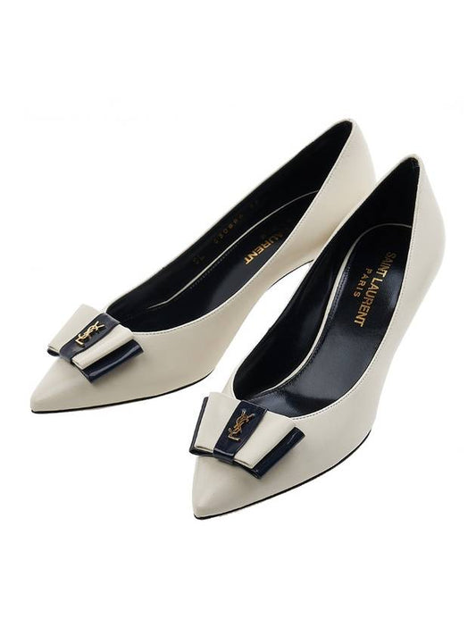 Women's Anais Bow Pumps - SAINT LAURENT - BALAAN 2