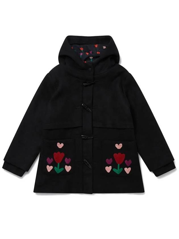 Kids Flower Embroidery Tuffle Coat TT2D20 Z1556 930 - STELLA MCCARTNEY - BALAAN 2