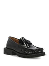 Butterfly Logo Moccasin Loafers Black - GANNI - BALAAN 3