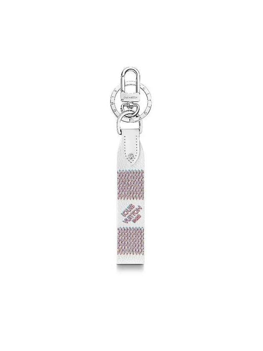 Men's Damier Spray Dragonne Key Holder White - LOUIS VUITTON - BALAAN 1