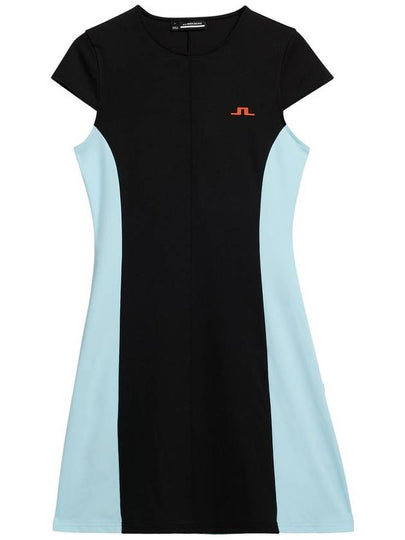 Maxime Golf A-Shape Short Dress Black - J.LINDEBERG - BALAAN 2