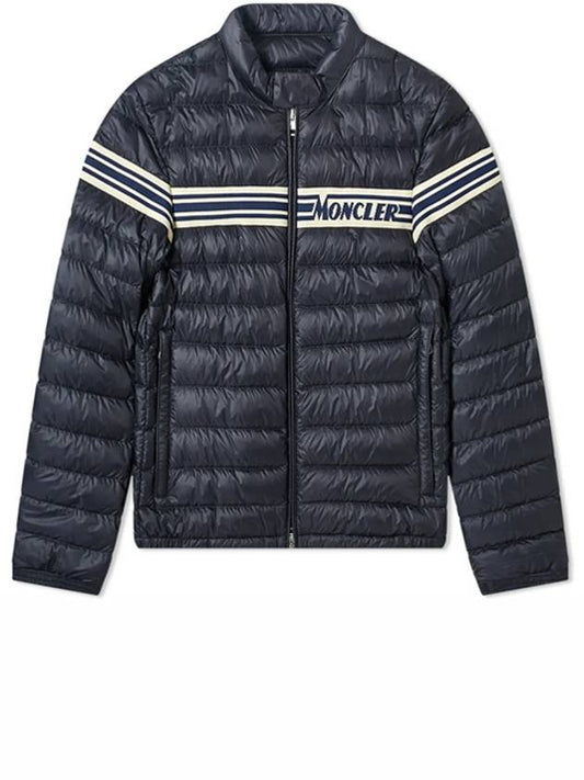 Renald Striped Goose Down Lightweight Padding Navy - MONCLER - BALAAN 2