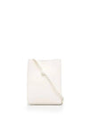 Tangle Smooth Leather Small Cross Bag White - JIL SANDER - BALAAN 2