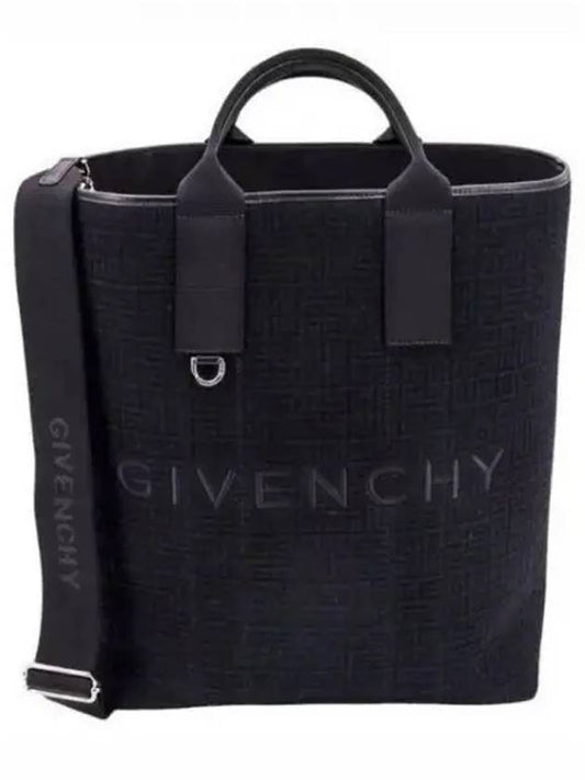 G Essentials Embroidery Logo Tote Bag Black - GIVENCHY - BALAAN 2