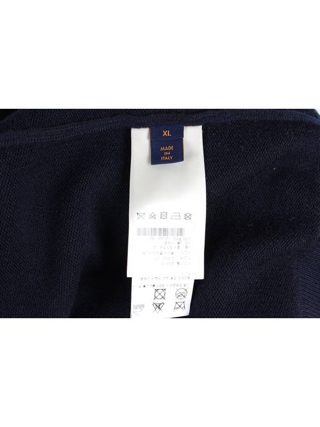 Wool End Leather Set Navy XL M - LOUIS VUITTON - BALAAN 5