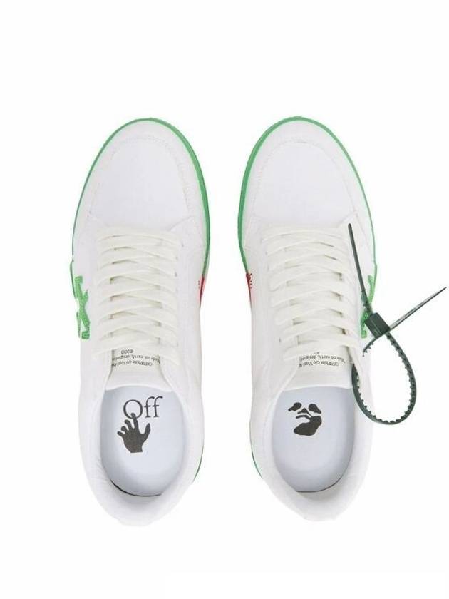 Vulcanized Low-Top Sneakers White Green - OFF WHITE - BALAAN 5