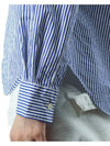 Wappen Stripe Shirt Blue - COMME DES GARCONS - BALAAN 9