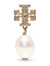 Kira Pave Pearl Drop Earrings Gold - TORY BURCH - BALAAN 2