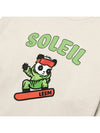 Brushed Options Snowboarding Panda Sweat Shirts GREIGE - LE SOLEIL MATINEE - BALAAN 4