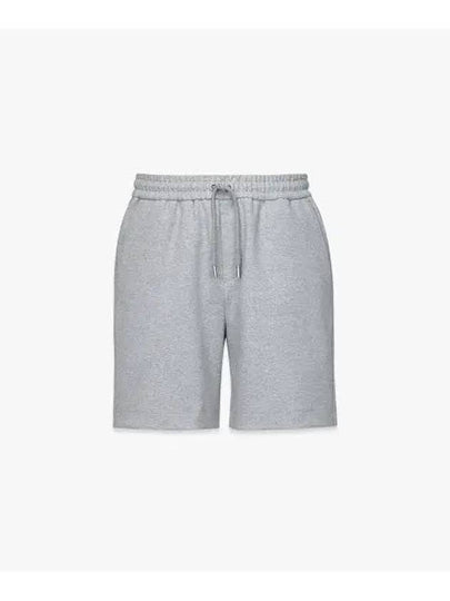 Essentials Logo Ponte Shorts Grey - MCM - BALAAN 2