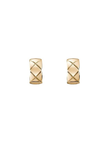 Coco Crush Earrings Gold - CHANEL - BALAAN 1