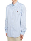 Zebra Patch Long Sleeve Shirt Light Blue - PAUL SMITH - BALAAN 3