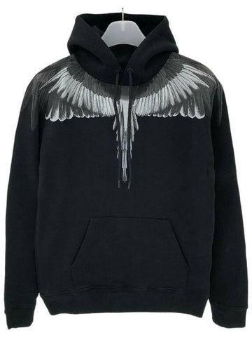 wing feather hood sweatshirt cmbb007r19630018 - MARCELO BURLON - BALAAN 1