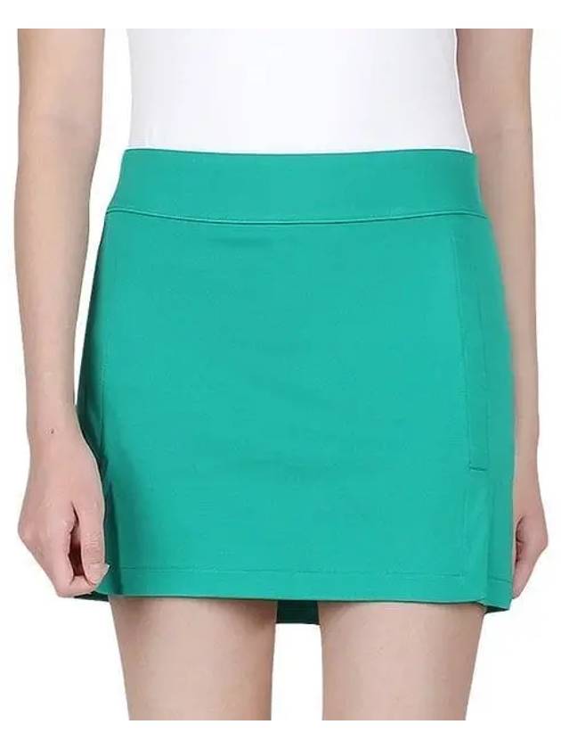 Women's Amelie H Line Skirt Green - J.LINDEBERG - BALAAN 2