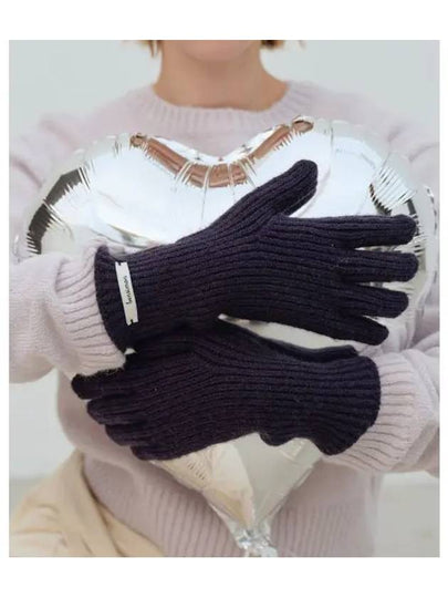 Finger Hole Gloves Midnight Navy - BENSIMON - BALAAN 2