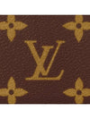 Monogram Card Wallet Fuchsia Brown - LOUIS VUITTON - BALAAN 6