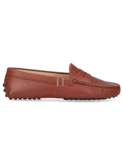 Gommino Leather Moccasin Loafers Brown - TOD'S - BALAAN 2