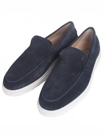 Casual Suede Slipper Loafers Navy - TOD'S - BALAAN 2