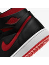 Air Jordan 1 Zoom Comfort Bred Low Top Sneakers Black Red - NIKE - BALAAN 8