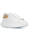 Oversized Low Top Sneakers White Gold - ALEXANDER MCQUEEN - BALAAN 5