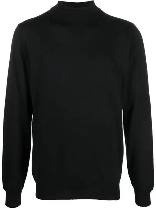 Men's Long Sleeve Wool Turtleneck Black - A.P.C. - BALAAN 2