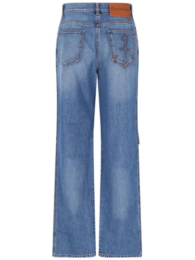 Denim Straight Pants DT0046 PG1164 804 Light Blue - JW ANDERSON - BALAAN 3