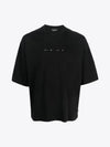 Shadow Project Graphic Interlock Mako Cotton Short Sleeve T-Shirt Black - STONE ISLAND - BALAAN 3