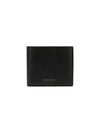 Logo Leather Half Wallet Black - BOTTEGA VENETA - BALAAN 2