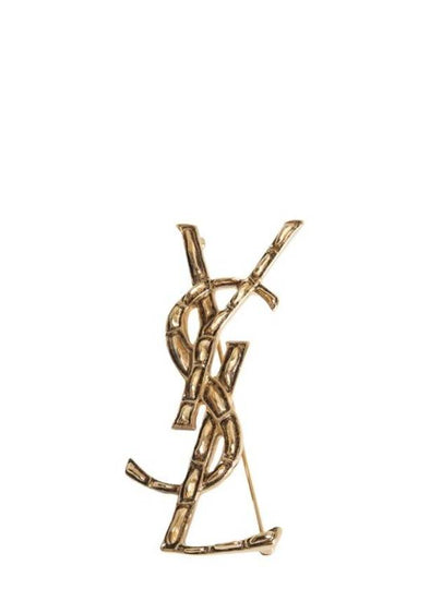 Opium YSL Crocodile Brooch Gold - SAINT LAURENT - BALAAN 2