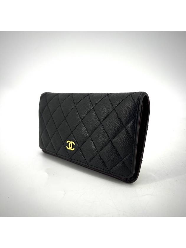 Caviar gold flap long wallet - CHANEL - BALAAN 2