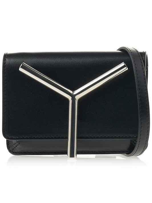 Y Project Y logo mini cross bag WBAG16S24 BLACK SILVER - Y/PROJECT - BALAAN 1