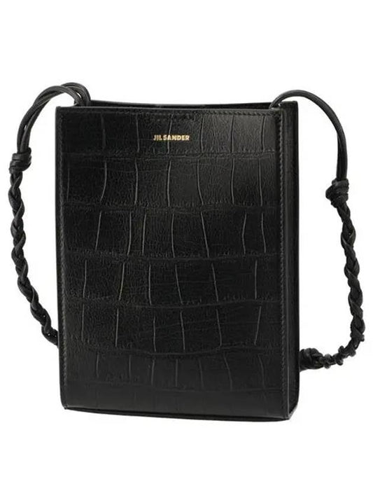 Tangle Small Leather Cross Bag Black - JIL SANDER - BALAAN 2