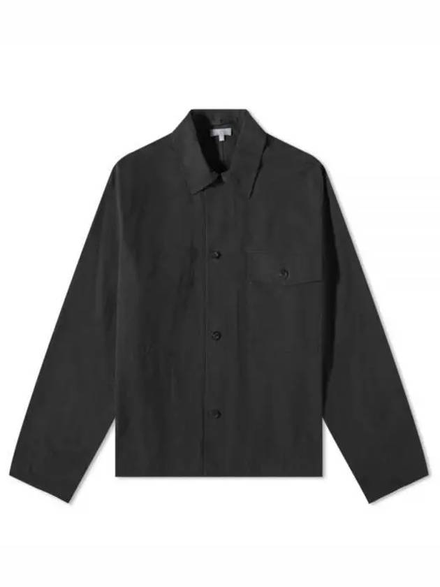 BOXY OVERSHIRT MESH0230S23KRB BLK - MARGARET HOWELL - BALAAN 1