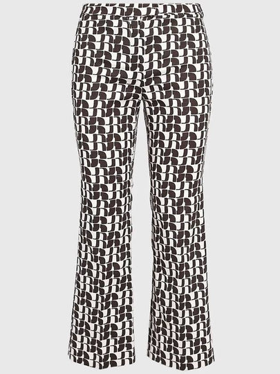 Efeso Crop Straight Pants Brown - MAX MARA - BALAAN 2