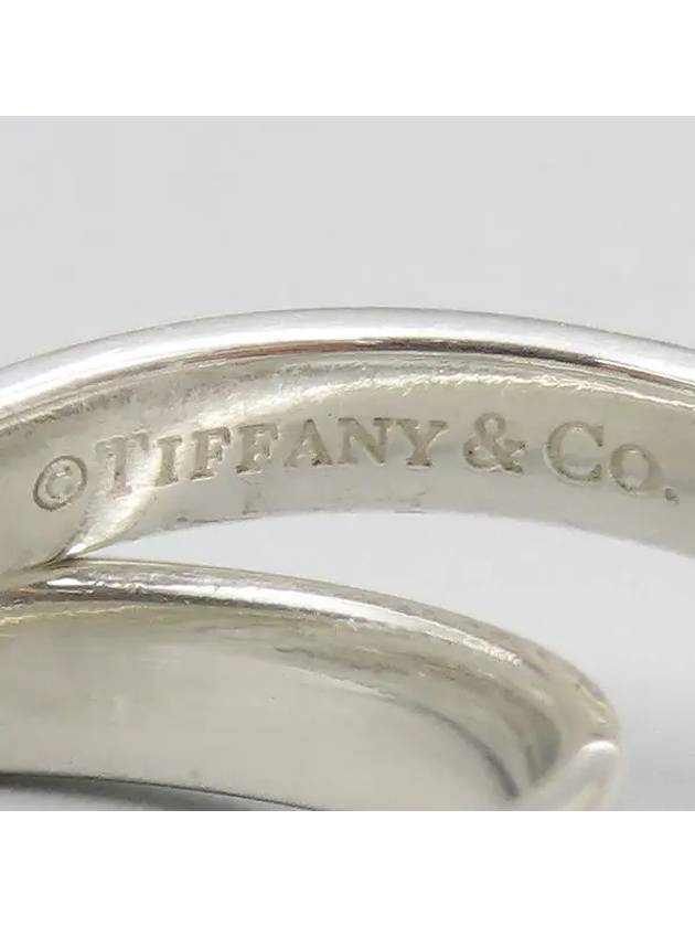 Tiffany 925 Silver 1837 Interlocking Circle Ring No 17 - TIFFANY & CO. - BALAAN 3