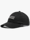 Logo Ball Cap Black - GANNI - BALAAN 3