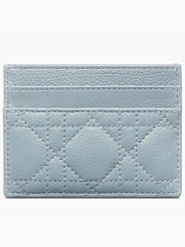 Caro 5 Slot Supple Cannage Calfskin Card Wallet Cloud Blue - DIOR - BALAAN 4