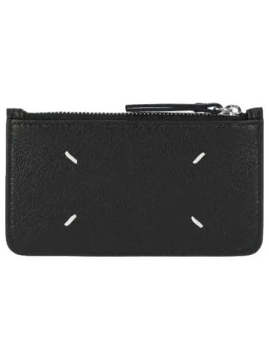 stitch card holder black - MAISON MARGIELA - BALAAN 1