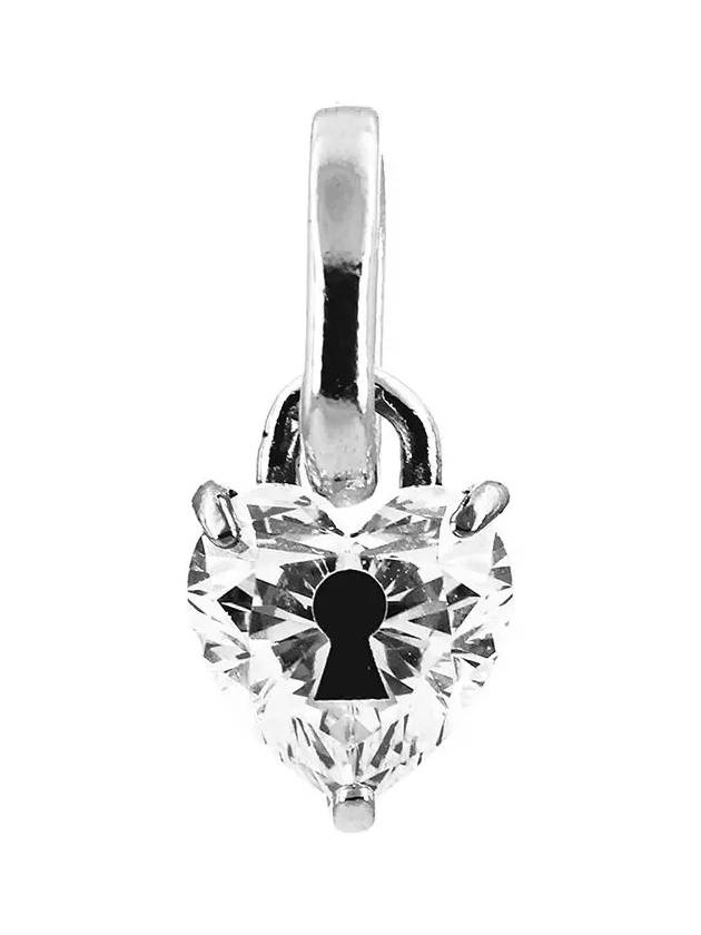 Me Keyhole Heart Mini Dangle Charm Silver - PANDORA - BALAAN 3