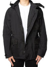 Mid-Layer Hooded Jacket Black - TEN C - BALAAN 5