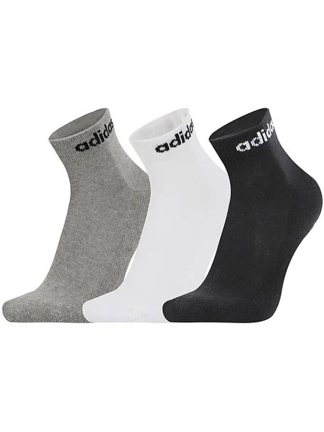 Linear Ankle Socks 3 Pairs - ADIDAS - BALAAN 3