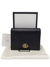 Women s 456126 GG Marmont Black Card Case Half Wallet - GUCCI - BALAAN 9